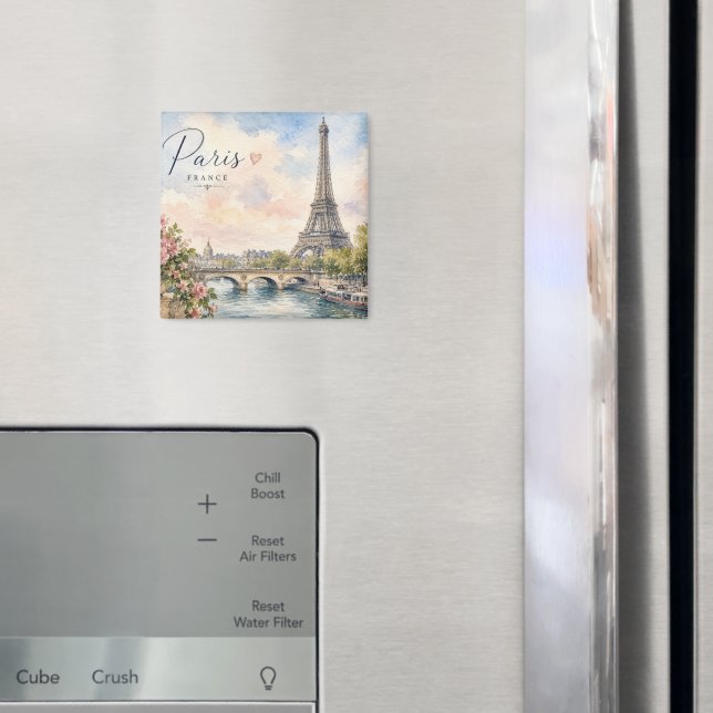 Aimant Paris France Tour Eiffel rivière seine  (In situ (réfrigérateur))