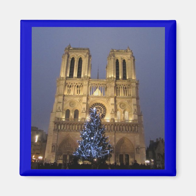 Aimant Paris - Notre-Dame à Noël (Devant)