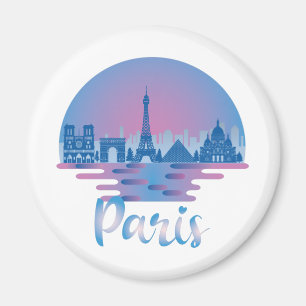 Aimant Paris Skyline