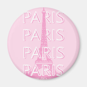 Aimant Paris Travel Art, Travel Art, Preppy Art, Rose