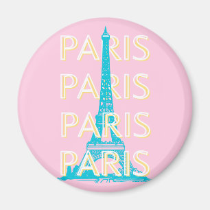 Aimant Paris Travel Art, Travel Art, Preppy, Rose