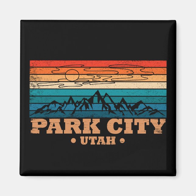Aimant Park city Utah vintage (Devant)
