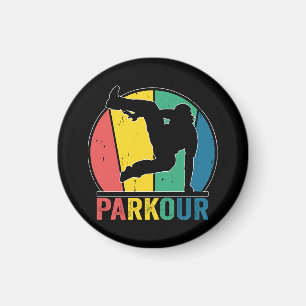 Aimant Parkour Free Running Training Traceur Retro