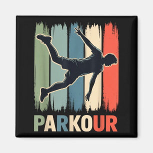 Aimant Parkour, Gymnaste Urbain, Traceur, Coureur