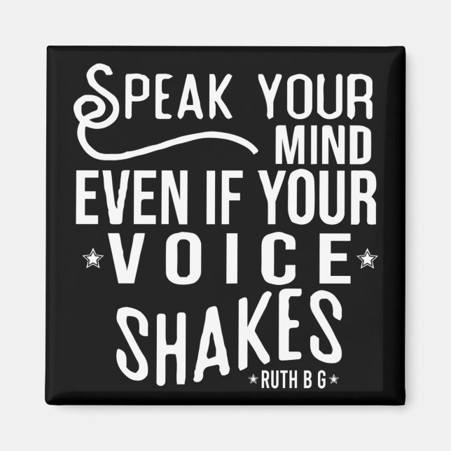 Aimant Parle ton, même si ta voix tremble (Devant)