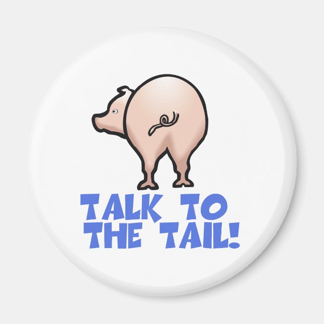 Aimant Parlez à Tail Piggy Pig (Devant)