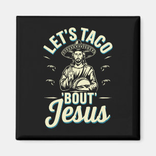 Aimant Parlons tacos de Jésus