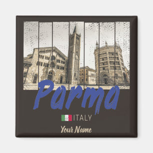 Aimant Parme Emilia Romagne Italie Souvenir Vintage