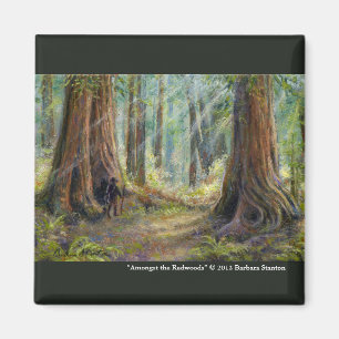 Aimant "Parmi les séquoias"