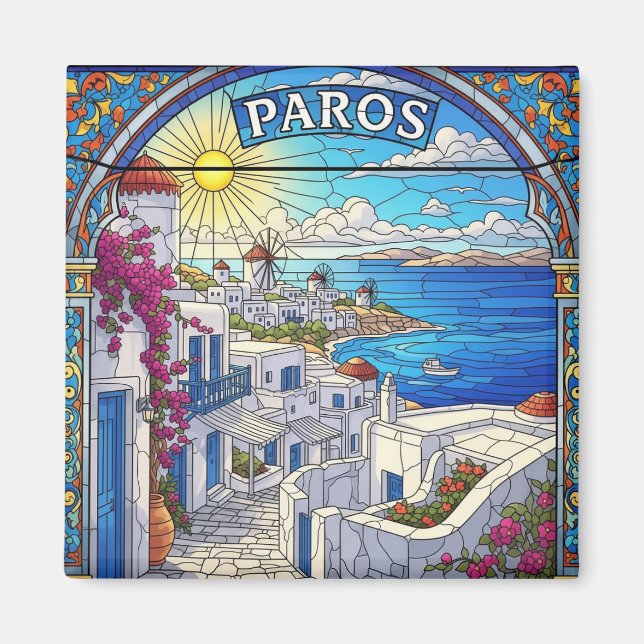 Aimant Paros Grèce Îles Voyage   (Devant)