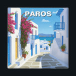Aimant Paros Grèce Island Travel<br><div class="desc">Paros, en Grèce, est une île magnifique dans les Cyclades, connue pour ses charmants villages blanchis à la chaux, ses eaux cristallines et son ambiance méditerranéenne détendue. Situé dans la mer Egée, Paros offre un parfait mélange de culture grecque traditionnelle et de luxe moderne, ce qui en fait une destination...</div>