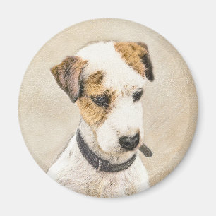 Aimant Parson Jack Russell Terrier Peinture - Chien Art