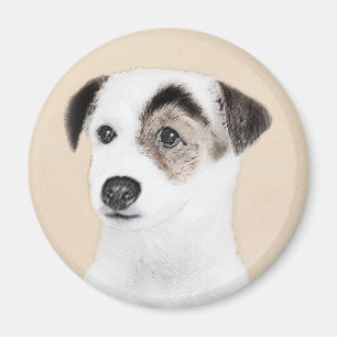 Aimant Parson Jack Russell Terrier Peinture - Dog Art
