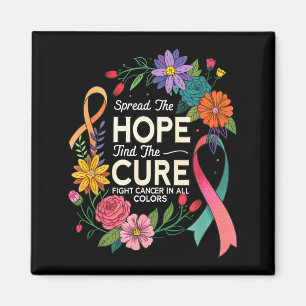 Aimant Partagez L'Espoir Trouvez Luttez Contre Le Cancer