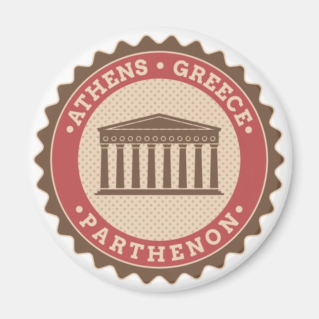 Aimant Parthenon Athènes Grèce (Devant)