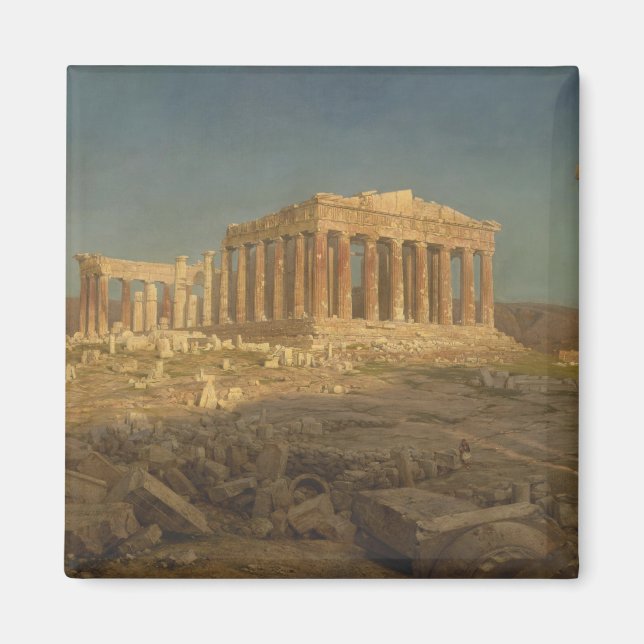Aimant Parthénon (temple grec antique, site d'Athènes) (Devant)