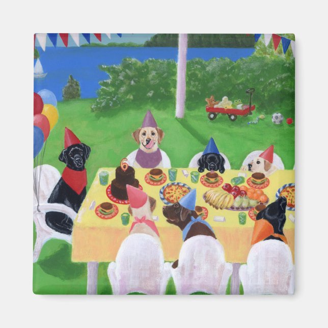 Aimant Parti du Labrador (Devant)