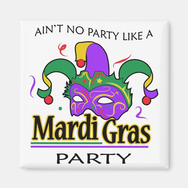 Aimant Parti Mardi Gras (Devant)