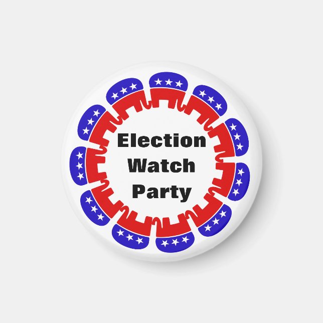 Aimant Parti républicain de surveillance des élections (Devant)