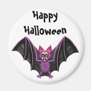 Aimant Partie mignonne de Halloween de batte