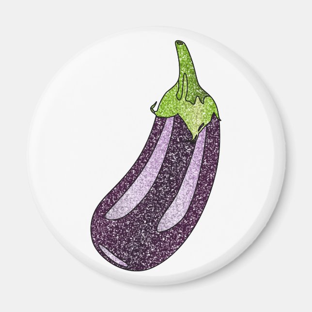 Aimant Parties scintillant Eggplant (Devant)