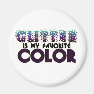 Aimant Parties scintillant est ma couleur préférée