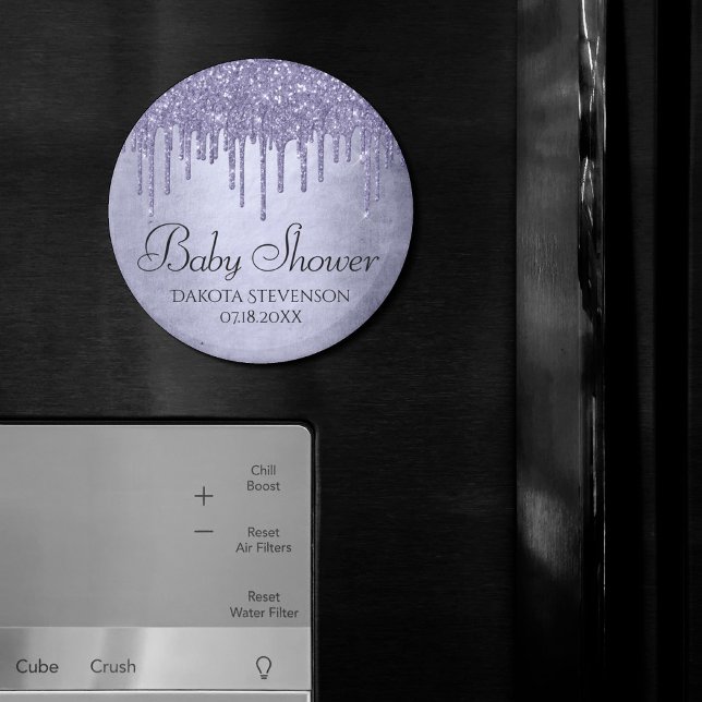 Aimant Parties scintillant pourpre de séchage | Lavender  (Créateur téléchargé)