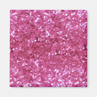 Aimant Parties scintillant rose chaud