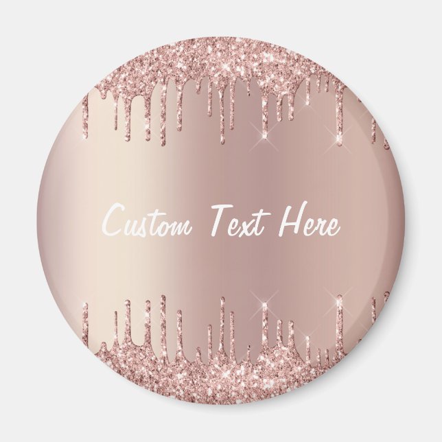 Aimant Parties scintillant rose Gold Blush Drivers (Devant)