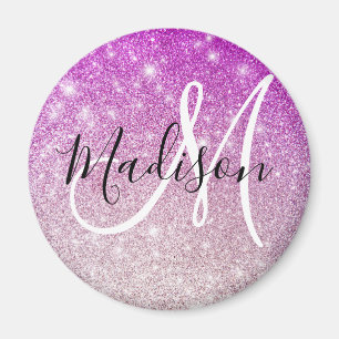 Aimant Parties scintillant violette Fille et Glam Parking