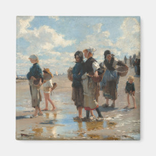 Aimant Partir à la pêche de John Singer Sargent