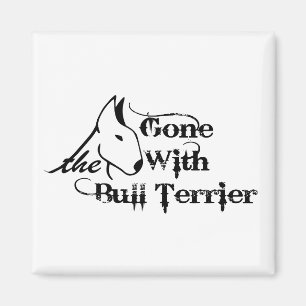 Aimant Partis avec les amoureux de les chiens du BULL TER