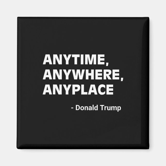 Aimant Partout Donald Trump 2024 Citation 3 (Devant)