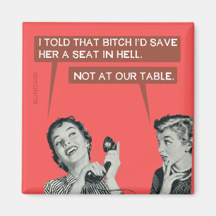 Aimant Pas à notre table.