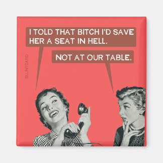 Aimant Pas à notre table.