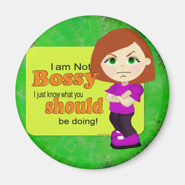 Aimant Pas Bossy ! (Devant)