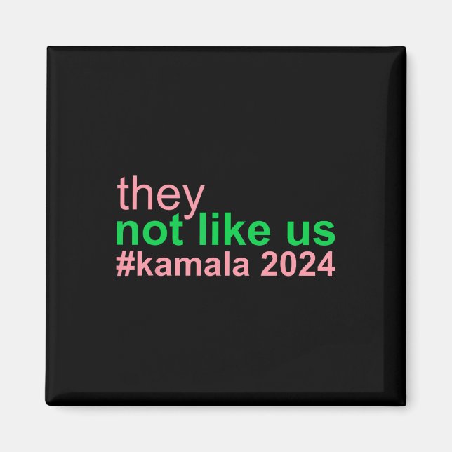 Aimant Pas Comme Nous Kamala 2024 Vote Harris Pour Le Pré (Devant)