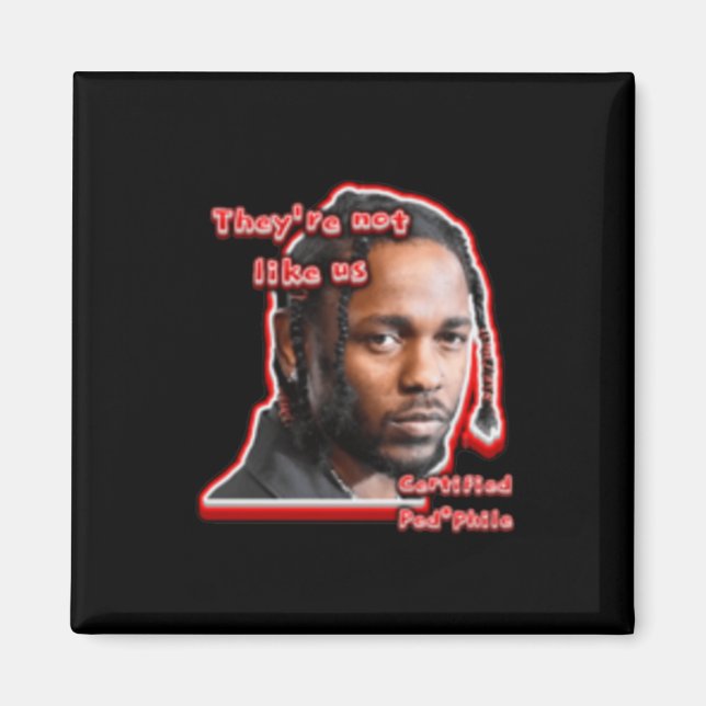 Aimant Pas comme nous Sticker (Devant)