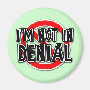 Aimant Pas dans le denial amusant Humour magnétique
