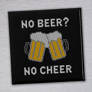 Aimant Pas de bière pas de joie Sweatshirt laid