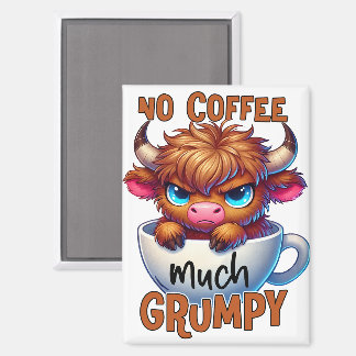 Aimant Pas de café beaucoup grincheux