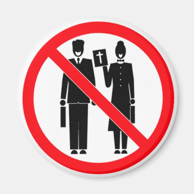 Aimant Pas de clairon biblique (Devant)