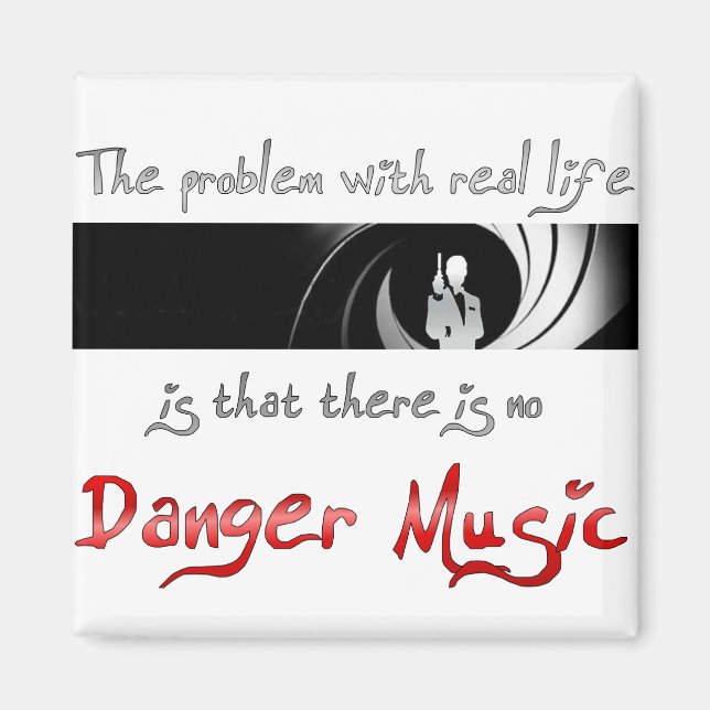 Aimant Pas de musique dangereuse (Devant)