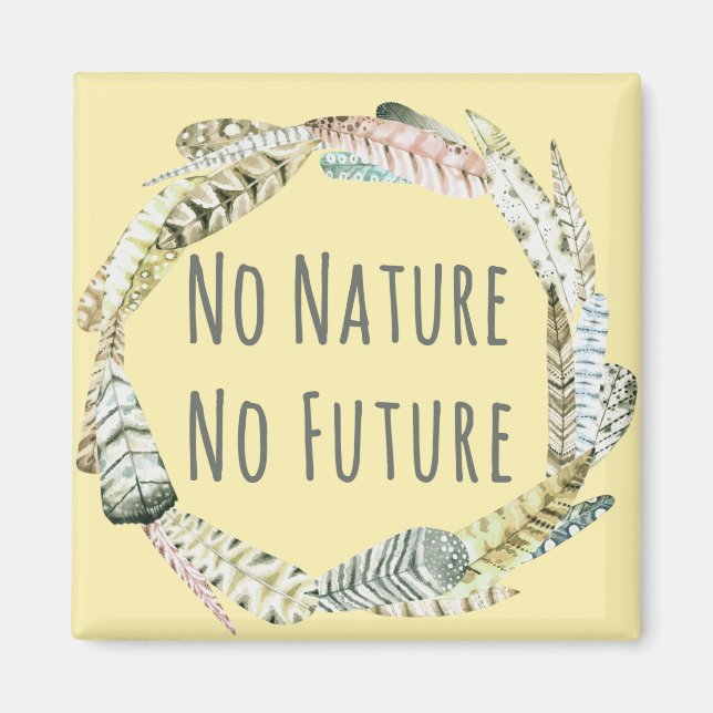 Aimant Pas de nature, pas d'avenir (Devant)