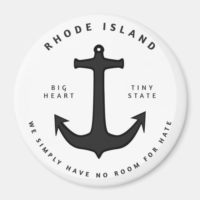 Aimant Pas de place pour l'aimant de la haine (Devant)