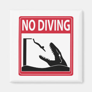 Aimant Pas de plongée (Mosasaurus)
