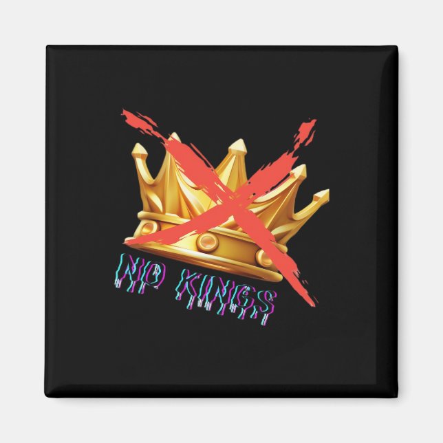 Aimant Pas de rois design tendance (Devant)