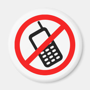Aimant Pas de téléphones cellulaires