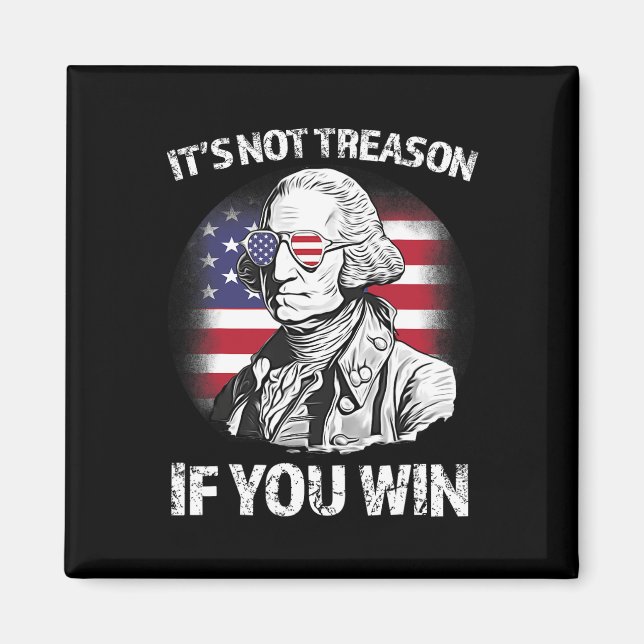 Aimant Pas de trahison si vous gagnez George Washington U (Devant)