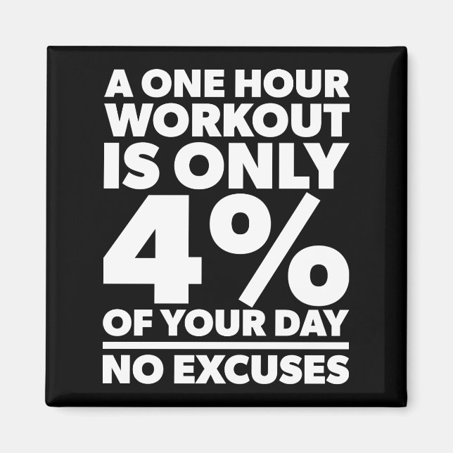 Aimant Pas D'Excuses - Un De Nos Exercices Est 4% De Votr (Devant)